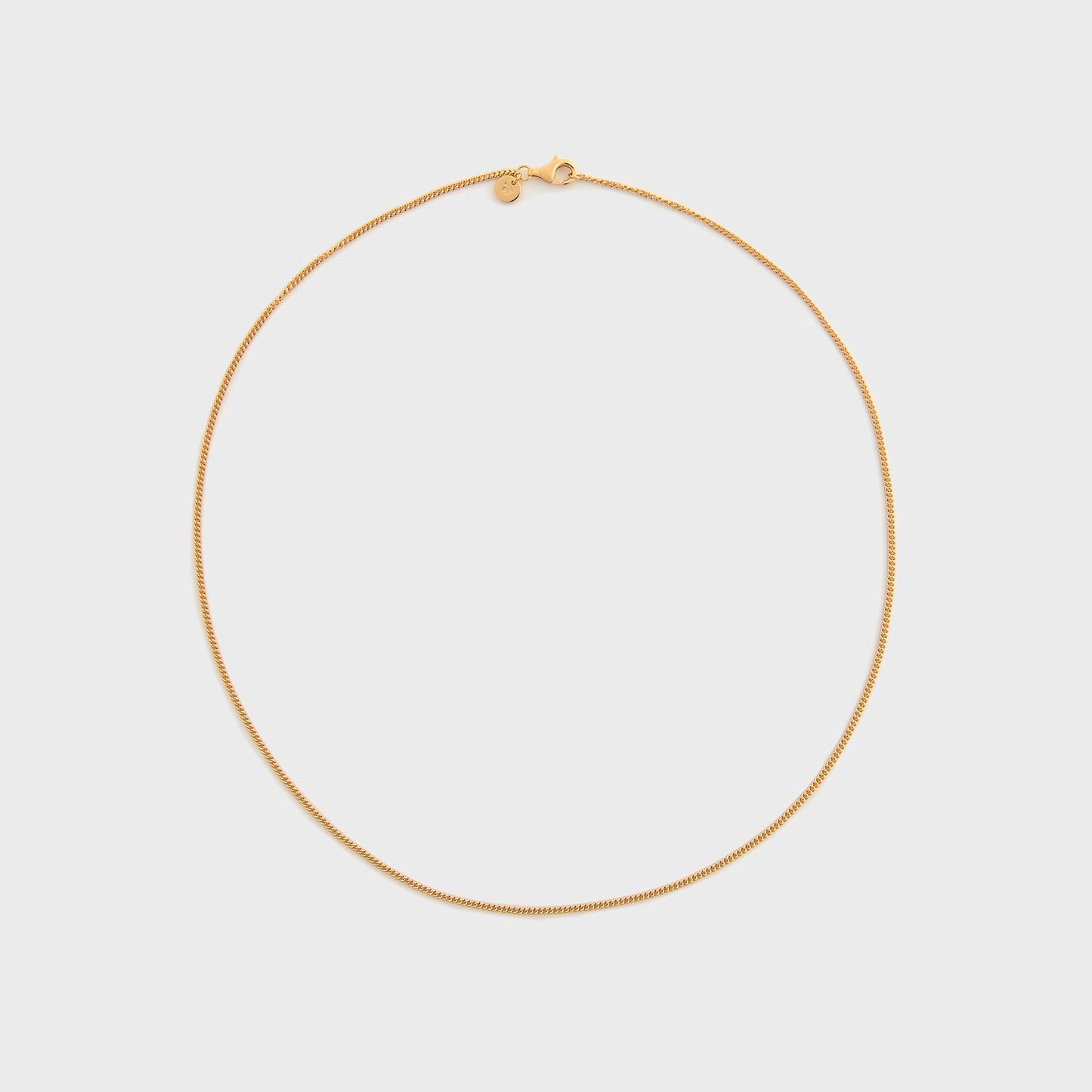 Men Kith Tom Wood Curb Chain Slim - Gold