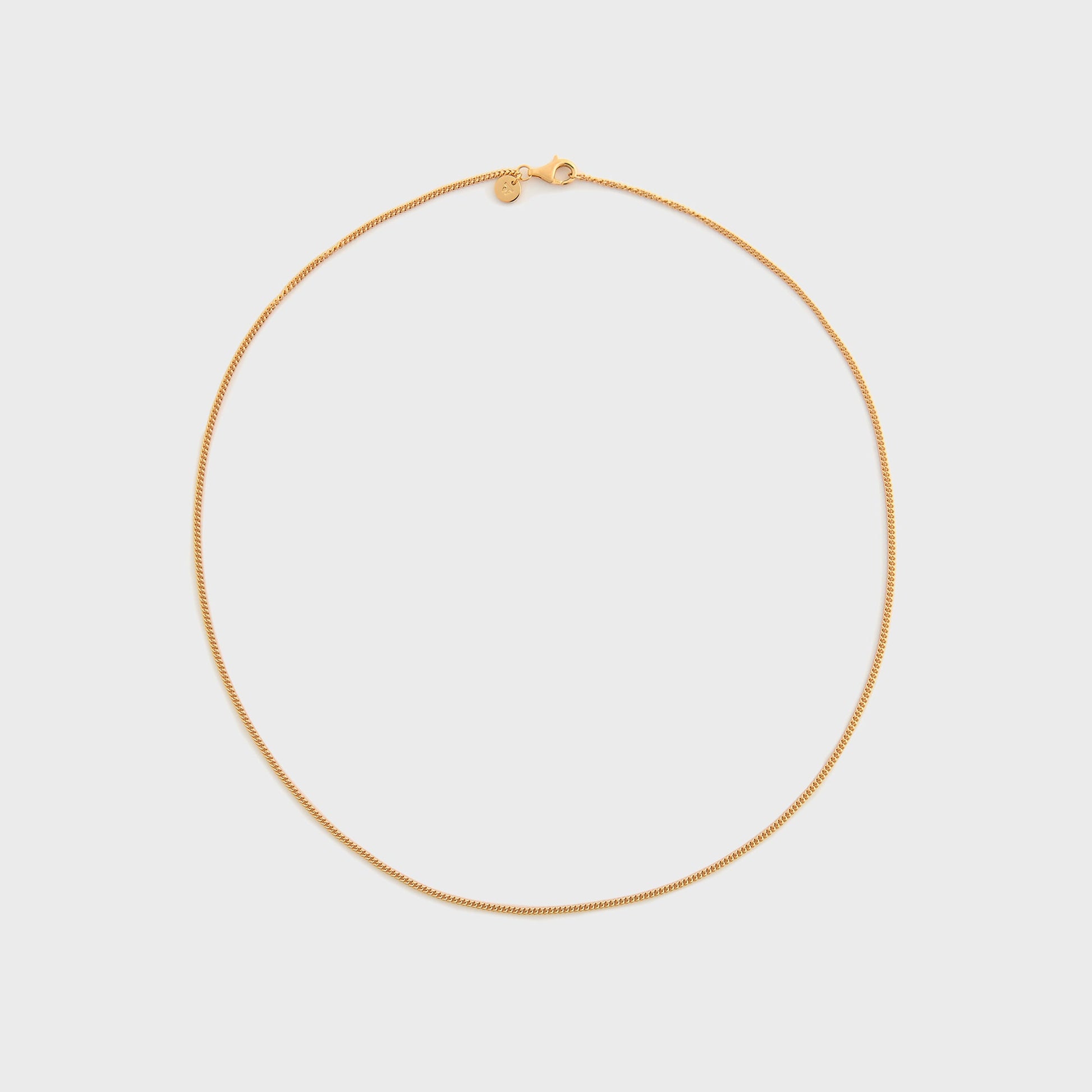 Men Kith Tom Wood Curb Chain Slim - Gold
