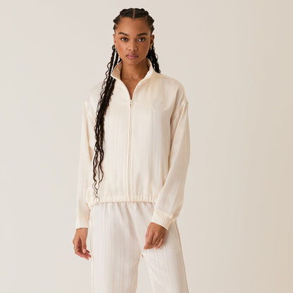 Women Kith Kith Women Wrenley Crest Track Jacket - Whisper
