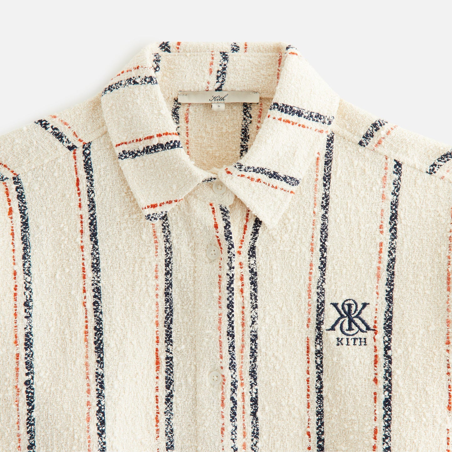 Women Kith Kith Women Roanne II Boucle Shirt - Whisper