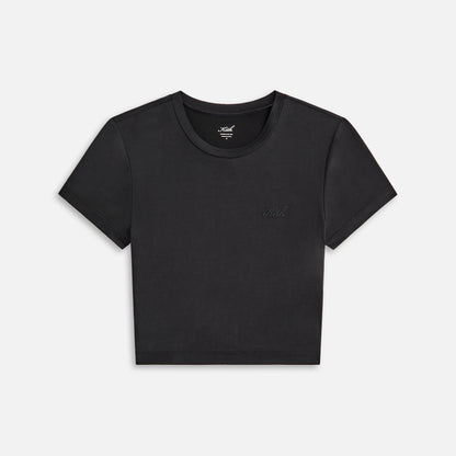 Women Kith Kith Women Mulberry III Cupro Tee - Black