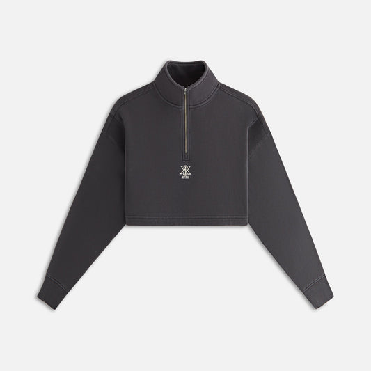 Women Kith Kith Women Vesper Sueded Quarter Zip - Gotham