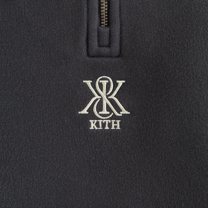 Women Kith Kith Women Vesper Sueded Quarter Zip - Gotham