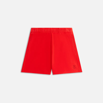 Women Kith Kith Women Rayne Sueded Sweatshort - Cinnabar