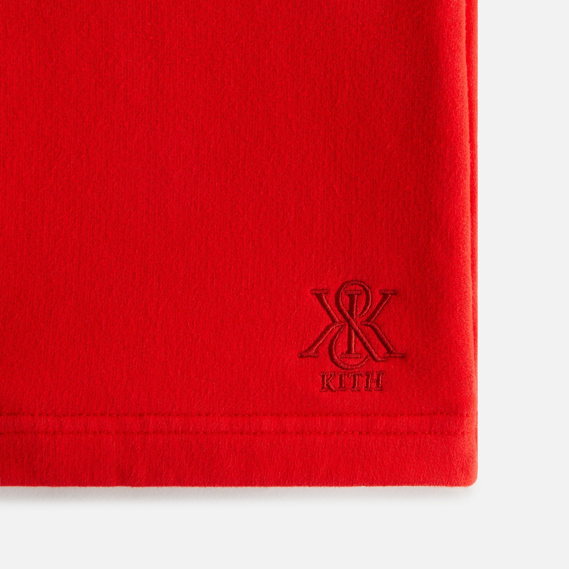 Women Kith Kith Women Rayne Sueded Sweatshort - Cinnabar