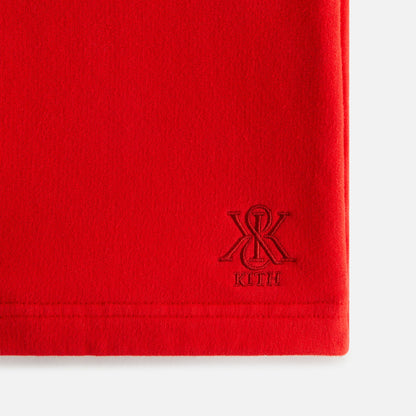 Women Kith Kith Women Rayne Sueded Sweatshort - Cinnabar