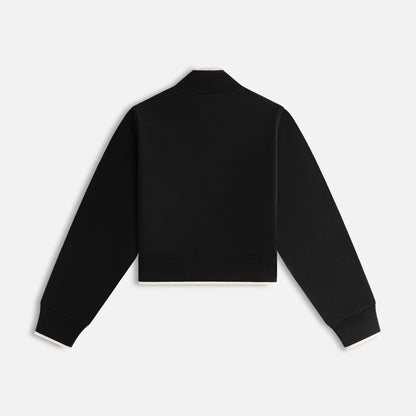 Women Kith Kith Women Hunter II Script Quarter Zip - Black