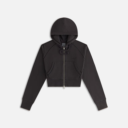Women Kith Kith Women Davin Cropped Hoodie - Black