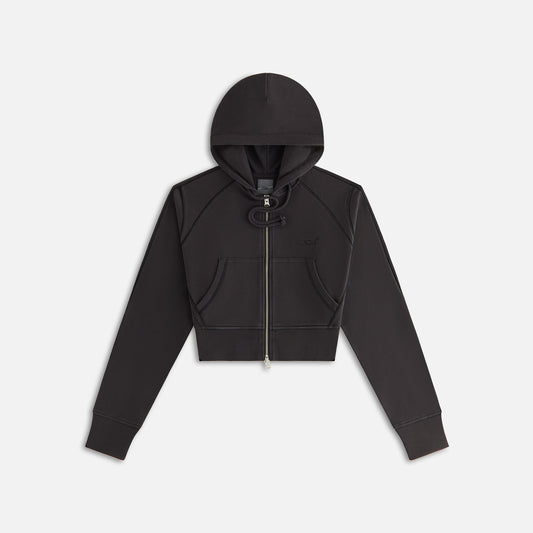 Women Kith Kith Women Davin Cropped Hoodie - Black