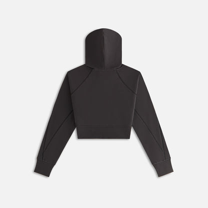 Women Kith Kith Women Davin Cropped Hoodie - Black