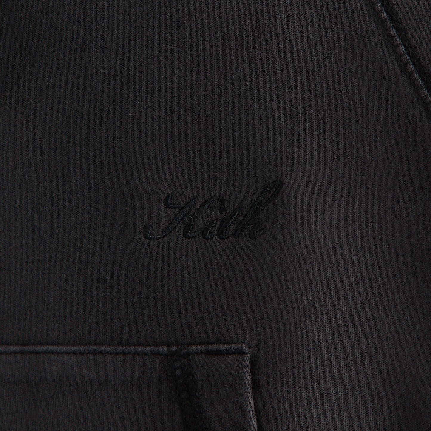 Women Kith Kith Women Davin Cropped Hoodie - Black