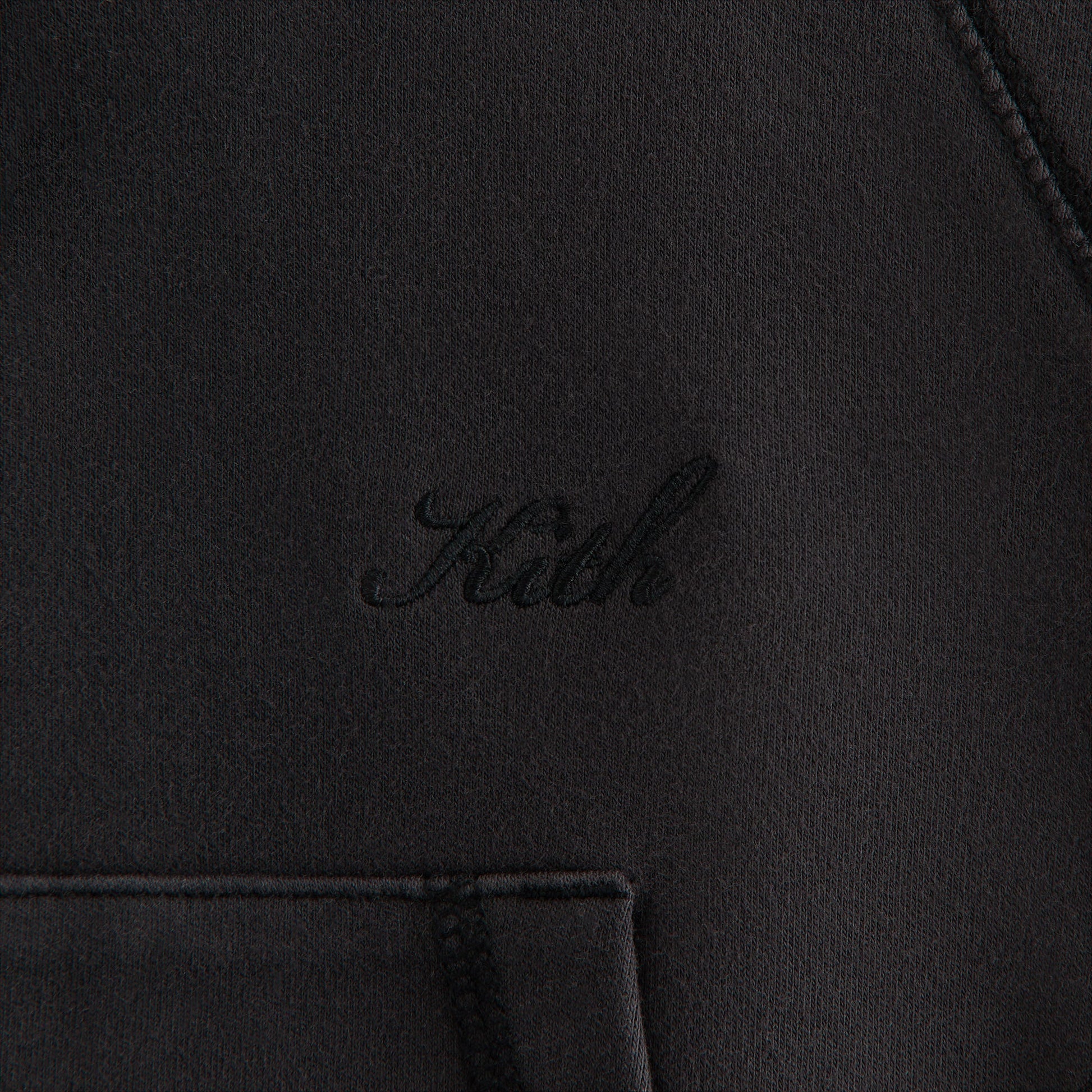 Women Kith Kith Women Davin Cropped Hoodie - Black