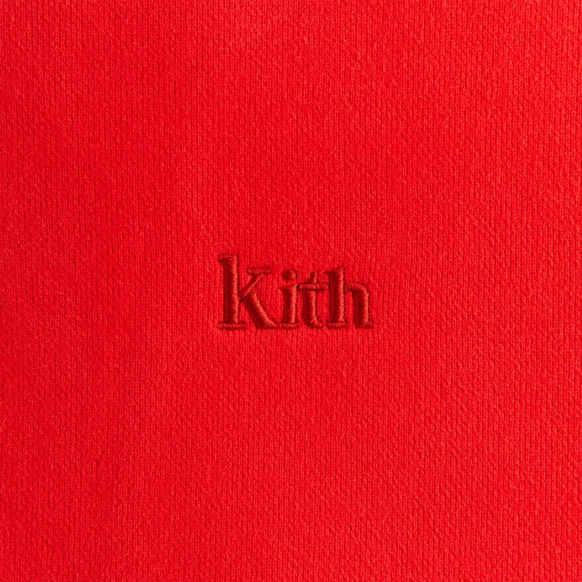 Women Kith Kith Women Tanner Sueded Hoodie - Cinnabar