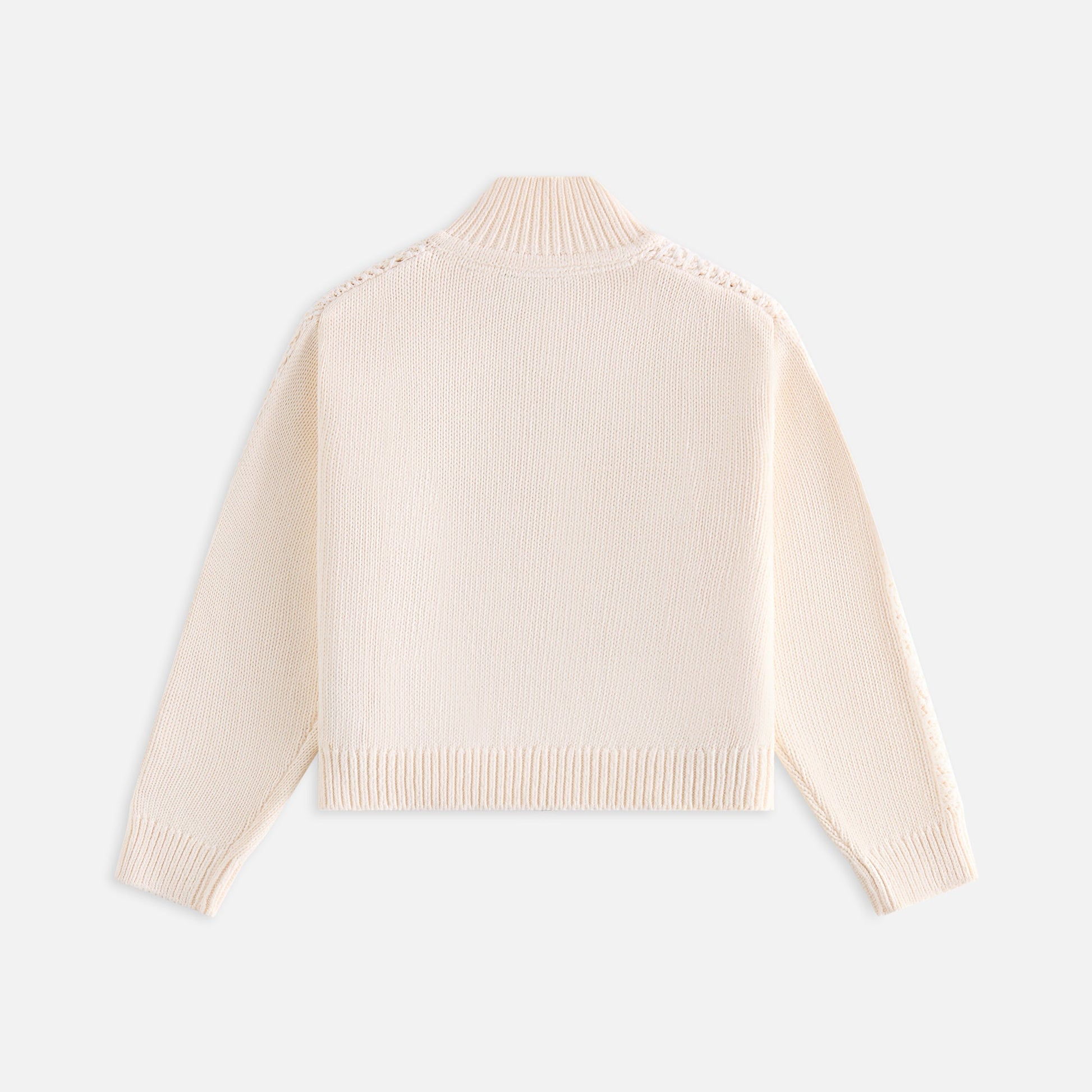 Women Kith Kith Women Wyler Crest Full Zip Sweater - Sandrift