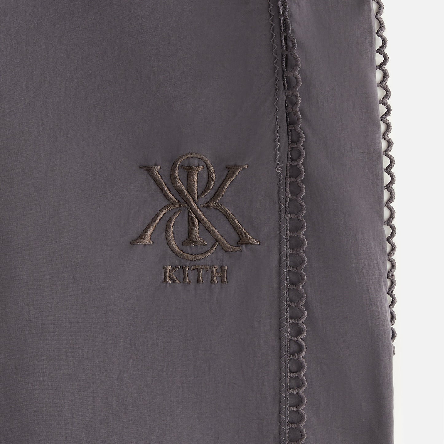 Women Kith Kith Women Azariah Seamed Track Bottoms - Phantom Grey