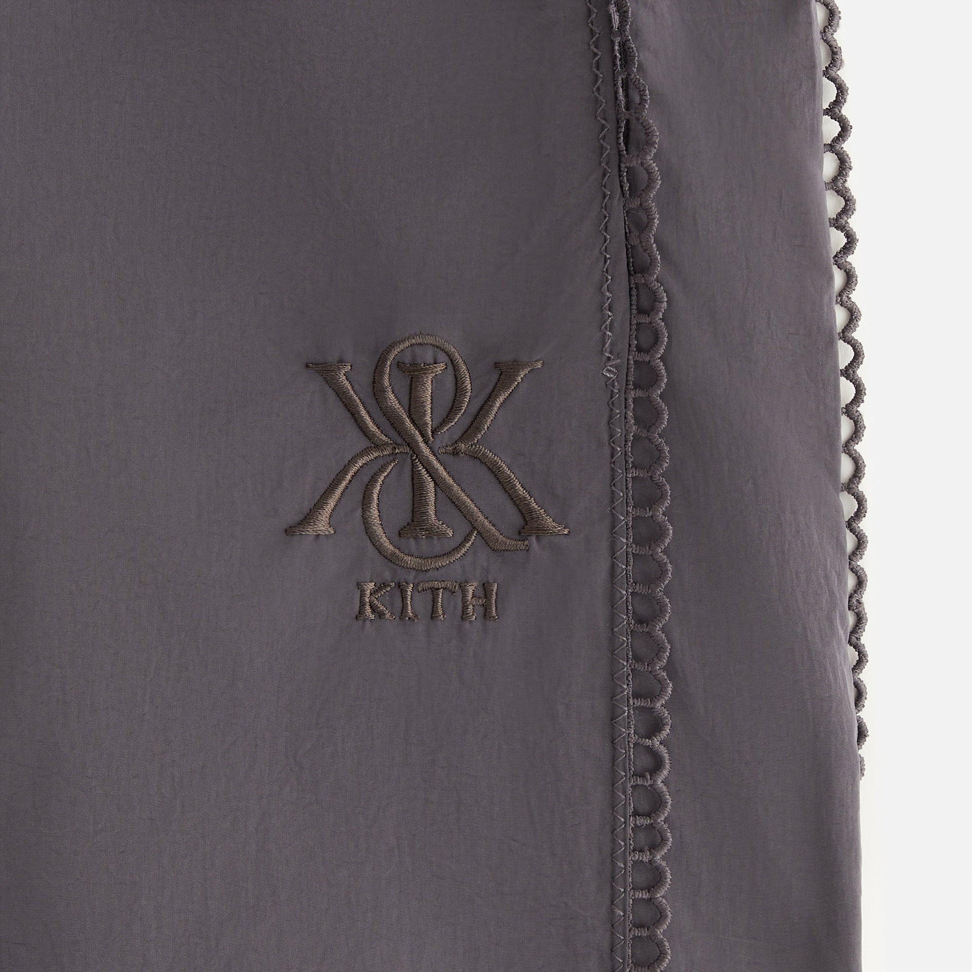 Women Kith Kith Women Azariah Seamed Track Bottoms - Phantom Grey