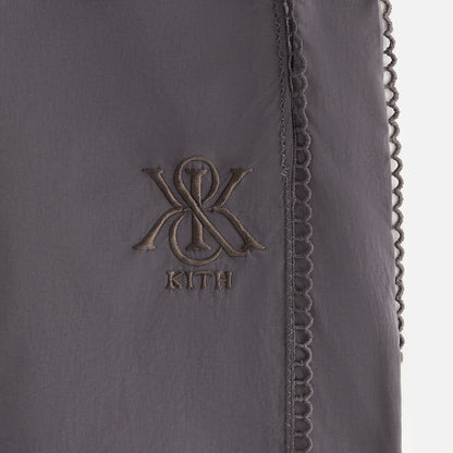 Women Kith Kith Women Azariah Seamed Track Bottoms - Phantom Grey