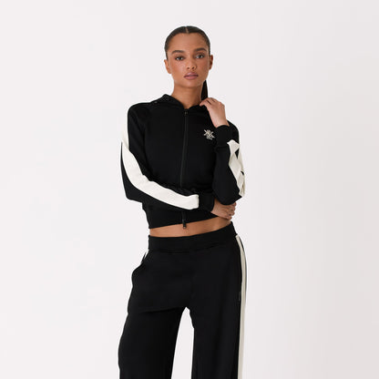 Women Kith Kith Women Arbor Hooded Track Jacket - Black