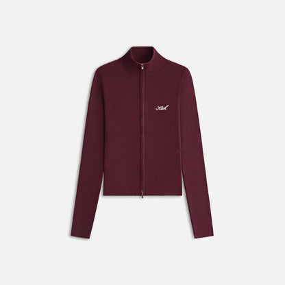 Women Kith Kith Women Ina Rib Track Zip - Magma