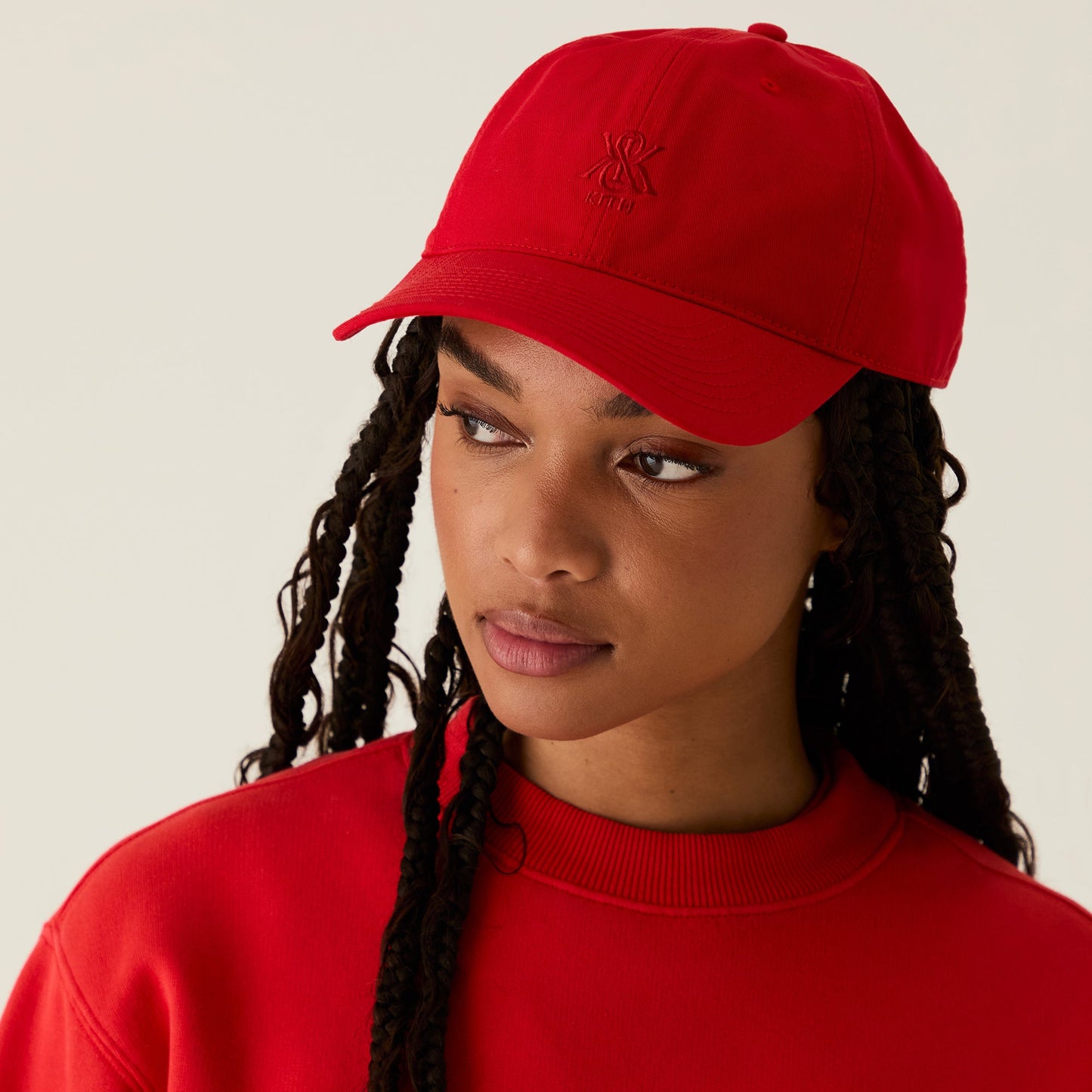 Women Kith Kith Women Crest Embroidered Classic Cap - Cinnabar