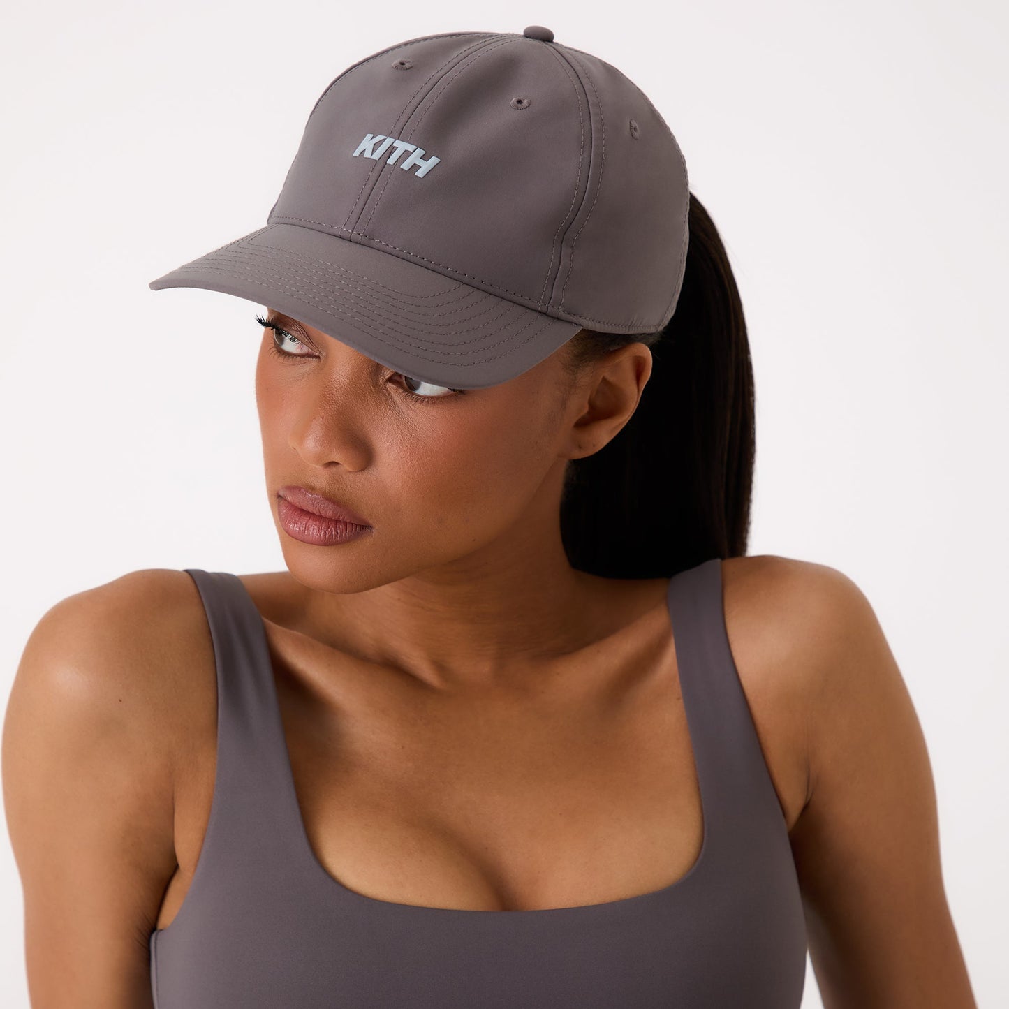 Women Kith Kith Women Nylon Classic Cap - Thunder