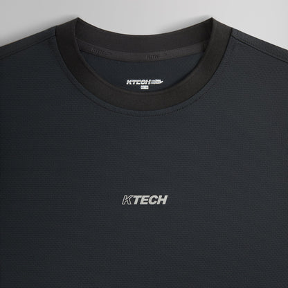 Men Kith Kith Honeycomb Tech Heathrow Long Sleeve Tee - Black