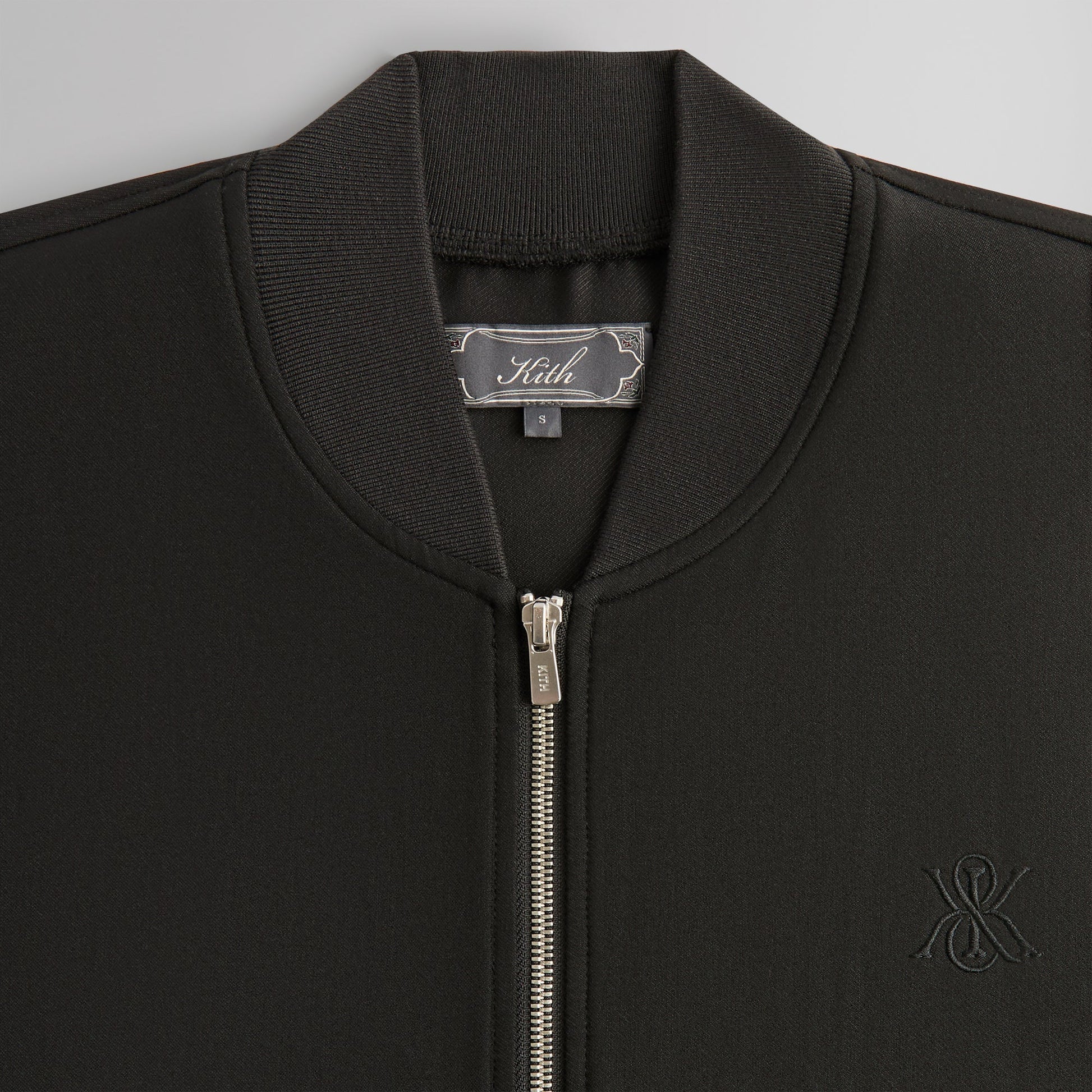 Men Kith Kith Double Weave Avery Bomber Jacket - Black