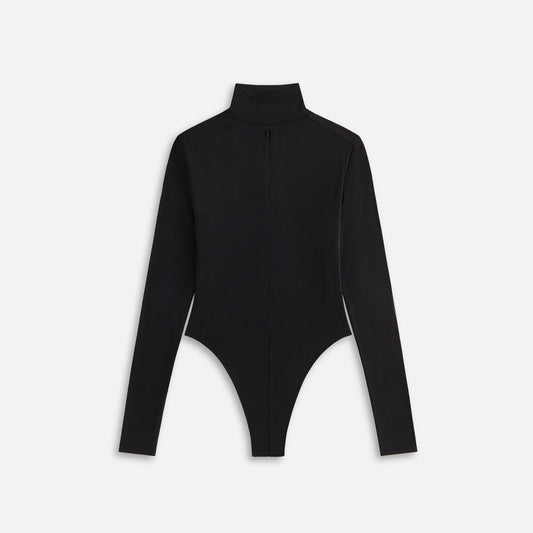 Women Kith Kith Women Alexis Zip Front Bodysuit - Black