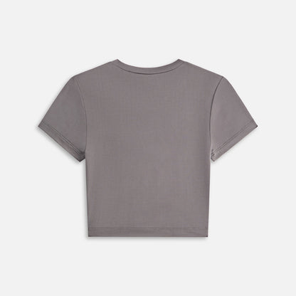Women Kith Kith Women Mulberry III Cupro Tee - Hematite