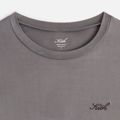 Women Kith Kith Women Mulberry III Cupro Tee - Hematite