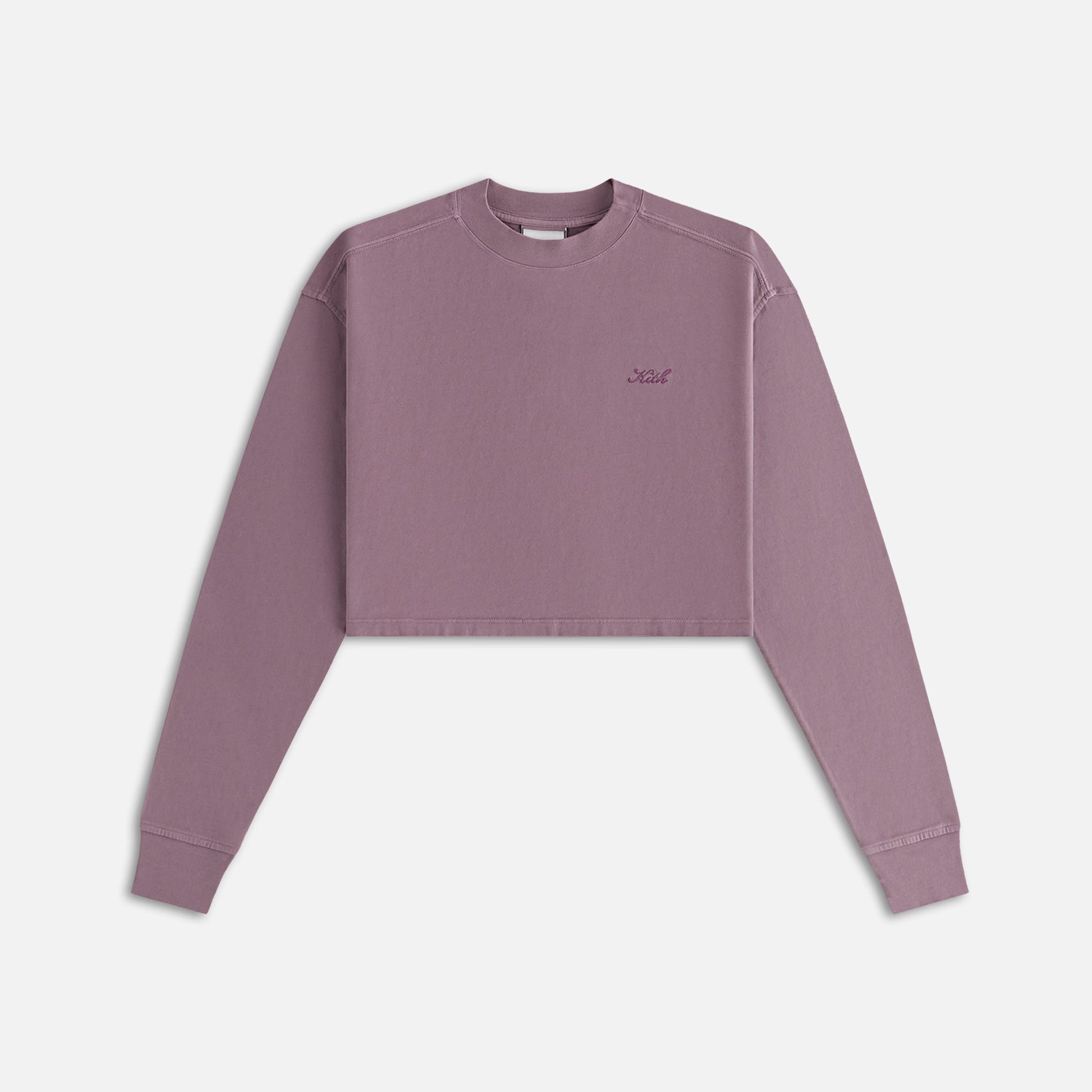 Women Kith Kith Women Jasper Sueded Long Sleeve - Ash Violet