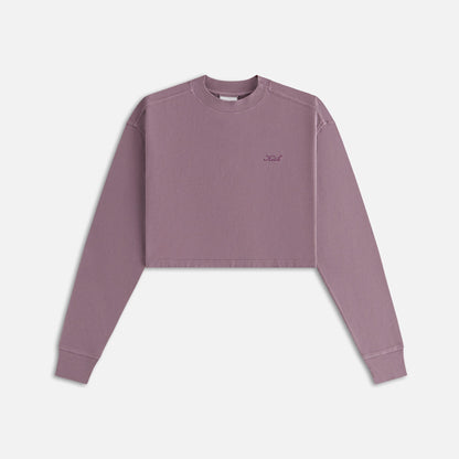 Women Kith Kith Women Jasper Sueded Long Sleeve - Ash Violet