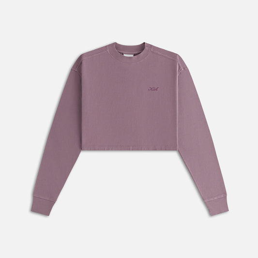 Women Kith Kith Women Jasper Sueded Long Sleeve - Ash Violet