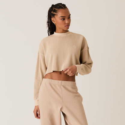 Women Kith Kith Women Bryden Waffle Long Sleeve - Theory