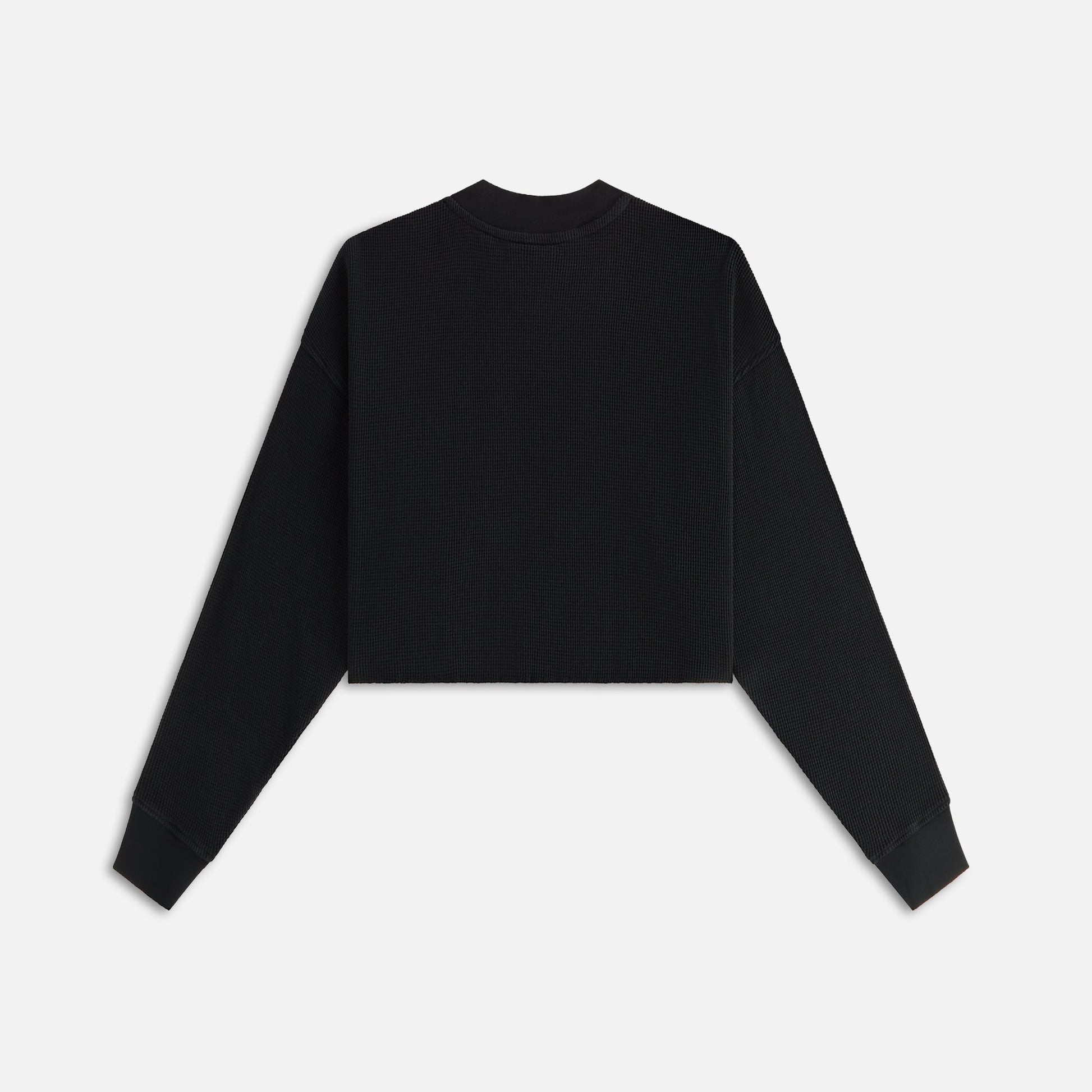 Women Kith Kith Women Bryden Waffle Long Sleeve - Black
