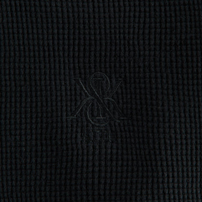 Women Kith Kith Women Bryden Waffle Long Sleeve - Black