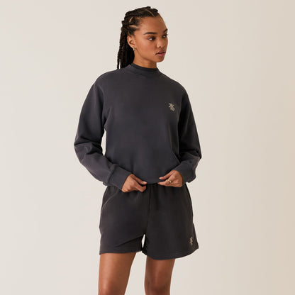 Women Kith Kith Women Rayne Sueded Sweatshort - Gotham