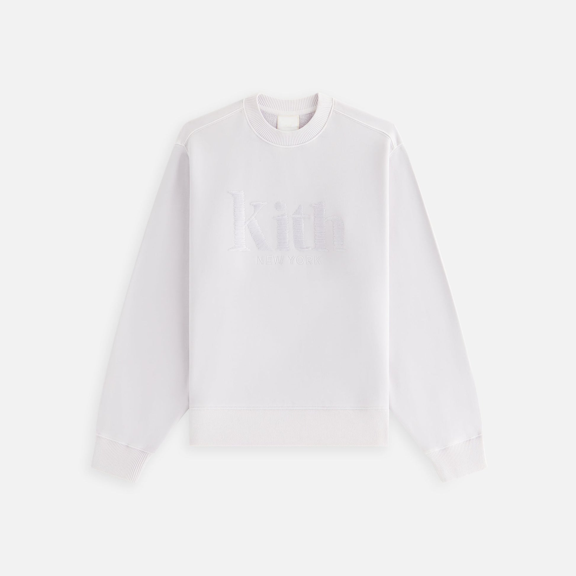Women Kith Kith Women Ashwin Sueded New York Crewneck - Echo
