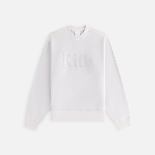 Women Kith Kith Women Ashwin Sueded New York Crewneck - Echo
