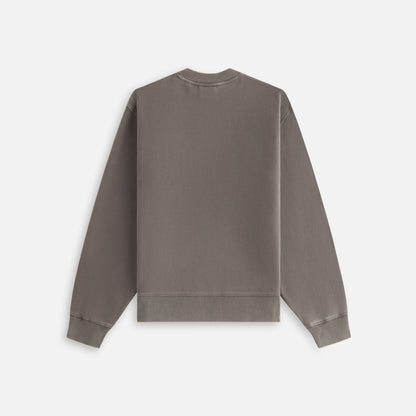 Women Kith Kith Women Ashwin Sueded New York Crewneck - Hematite