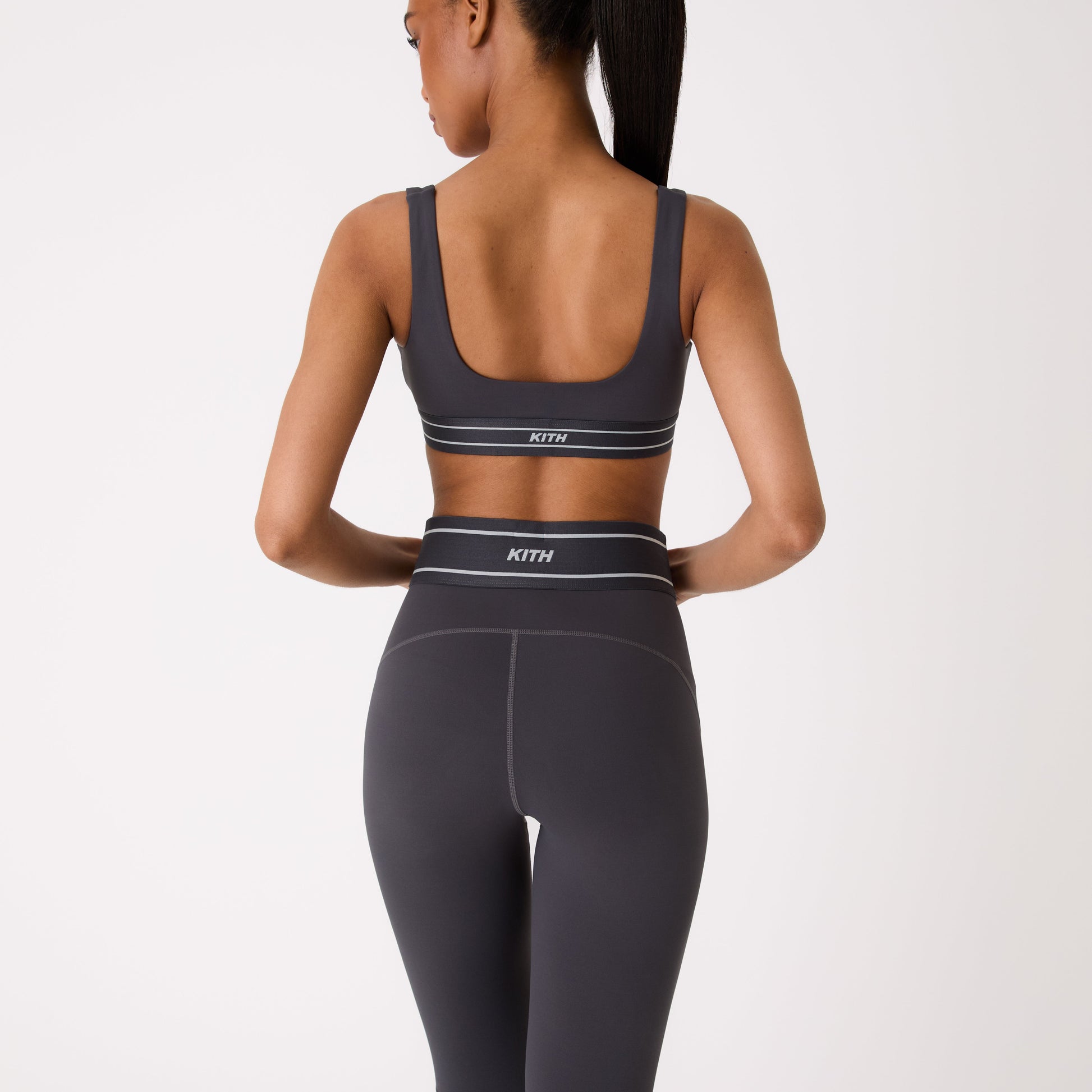 Women Kith Kith Women Elle U-Neck Active Bra - Gotham