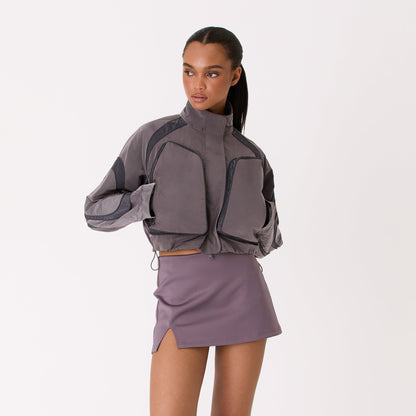 Women Kith Kith Women Sora Seamed Jacket - Thunder