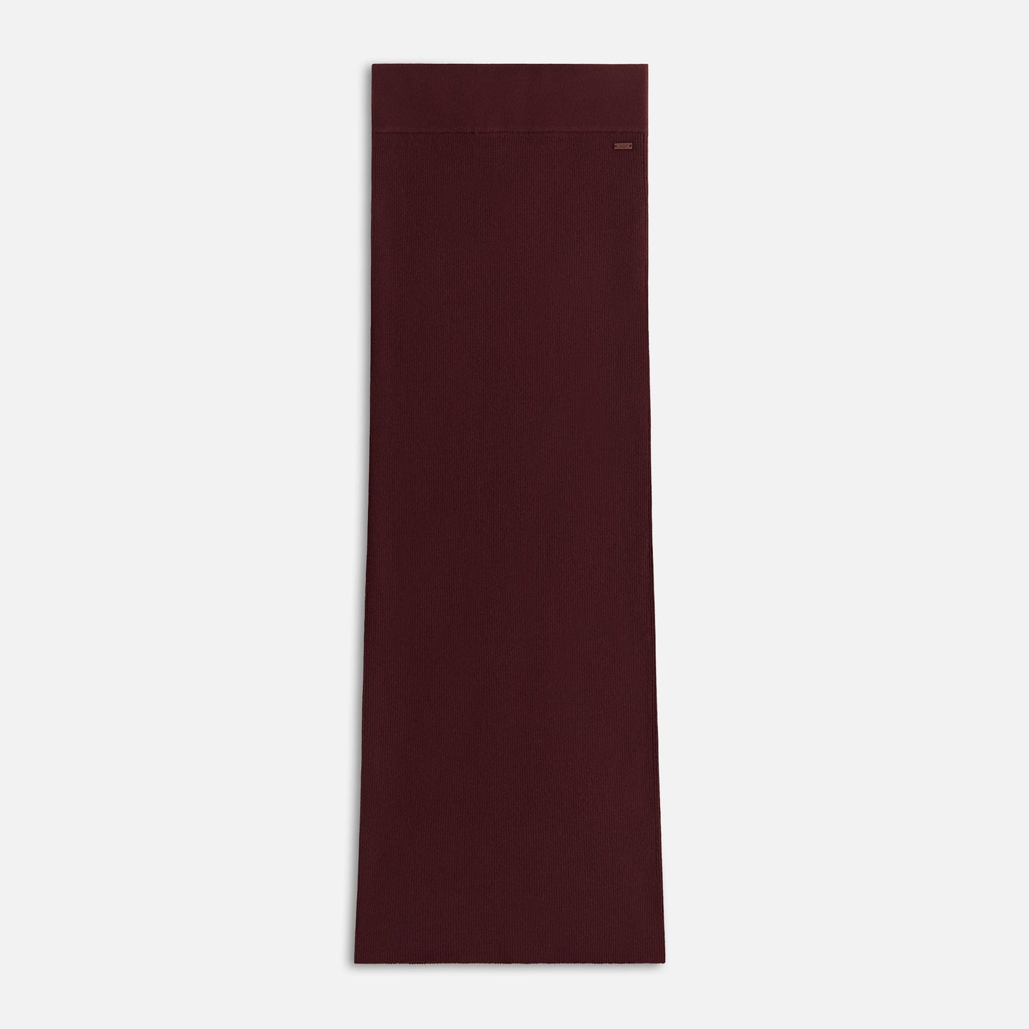 Women Kith Kith Women Arys Rib Maxi Skirt - Magma