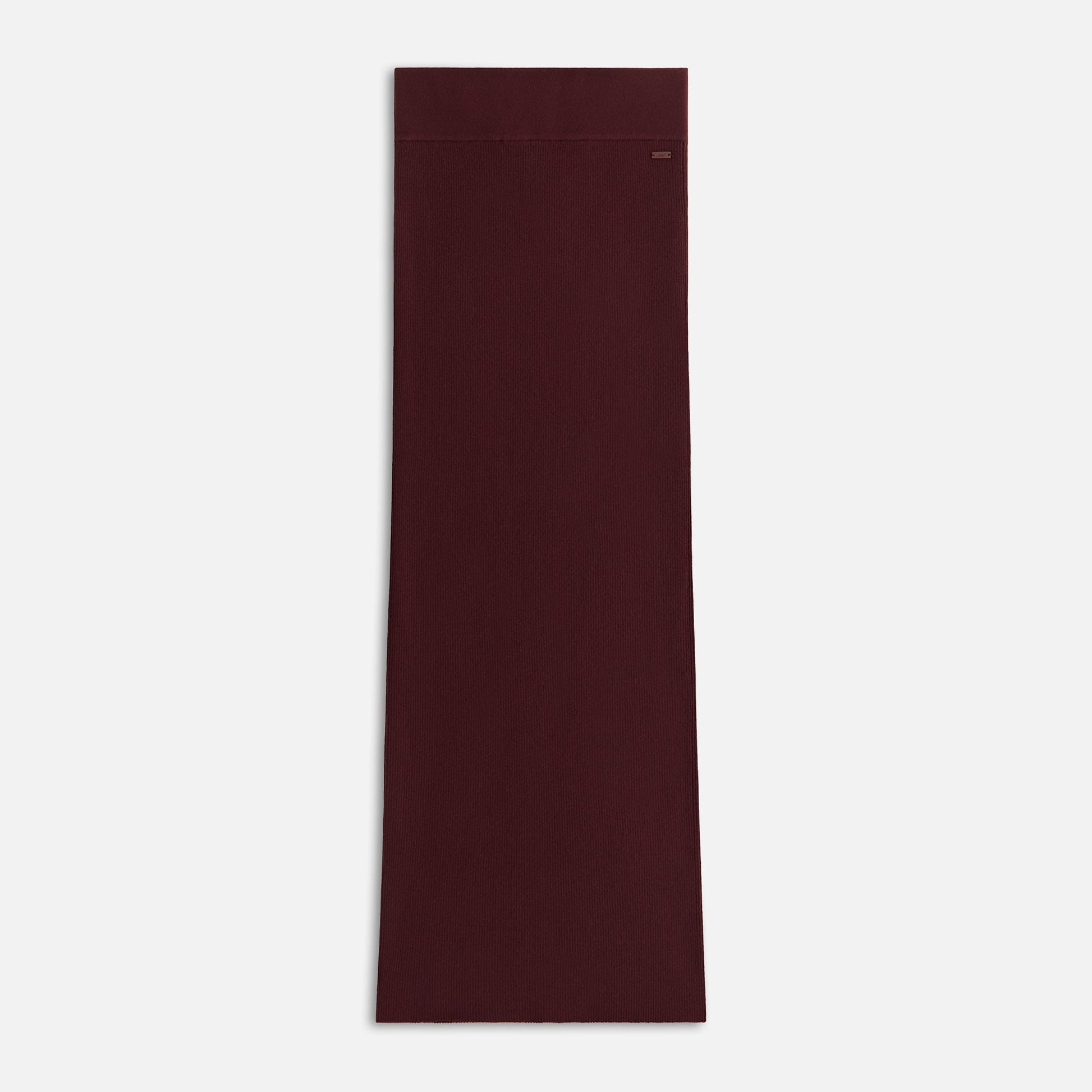 Women Kith Kith Women Arys Rib Maxi Skirt - Magma