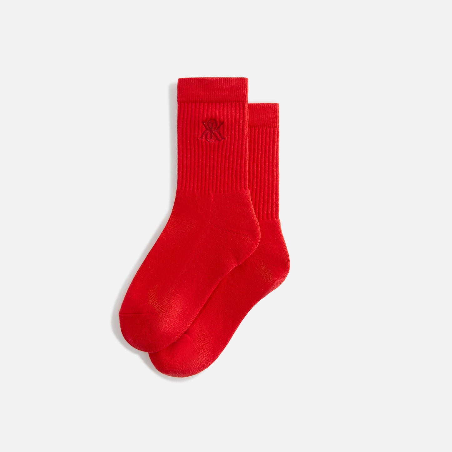 Women Kith Kith Women Crest Crew Sock - Cinnabar