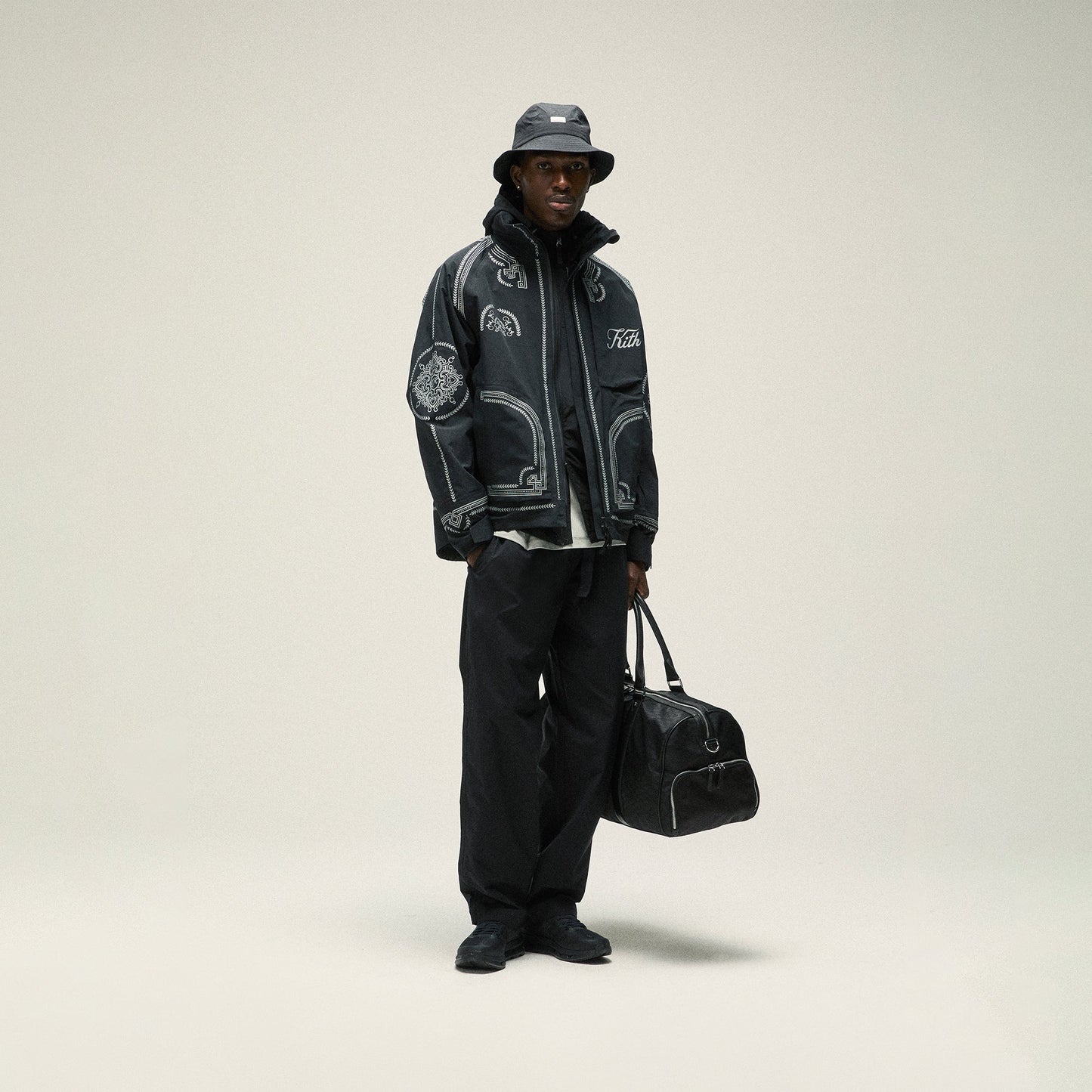 Men Kith Kith Belted Callum Pant - Black