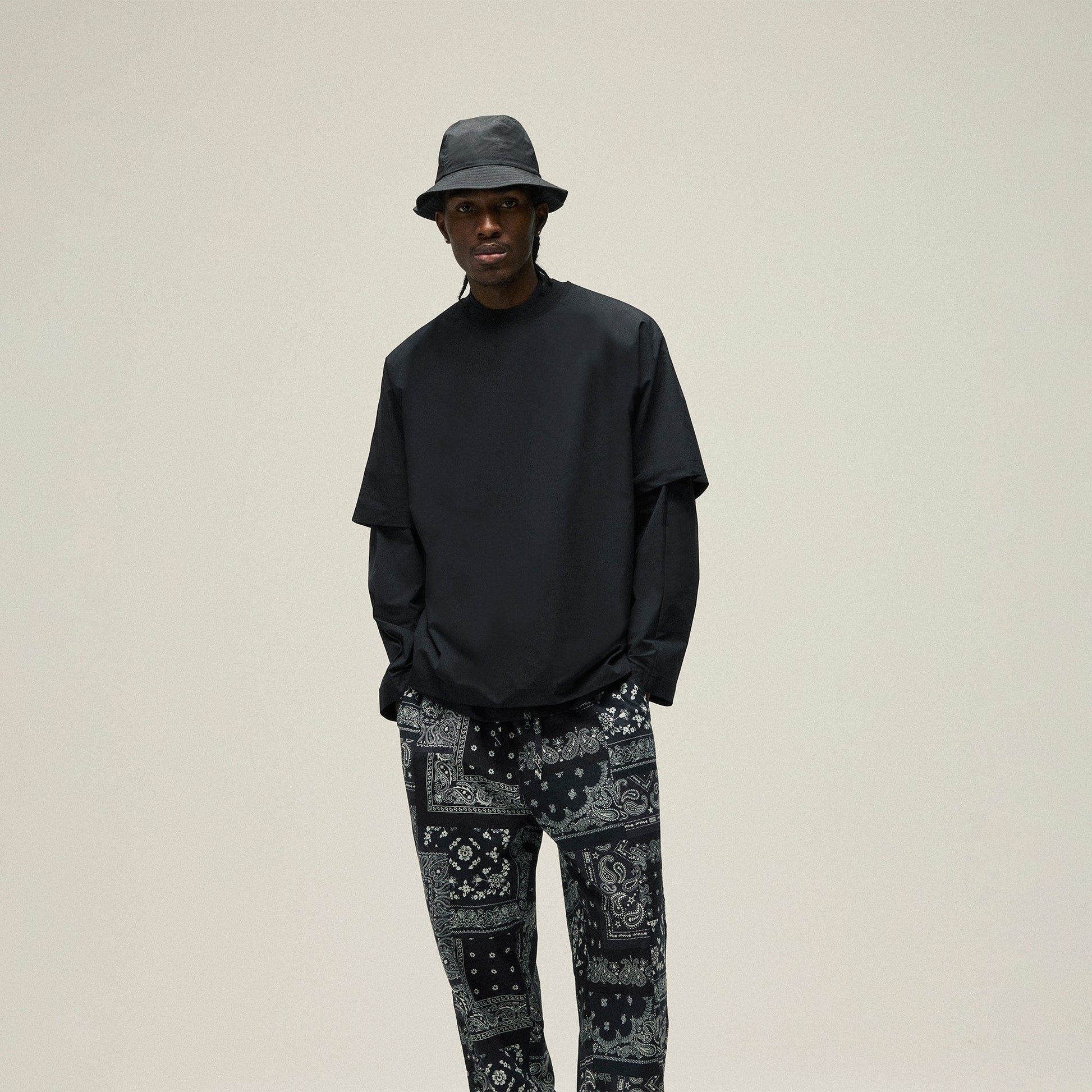Men Kith Kith Theo Dolman Tee - Black