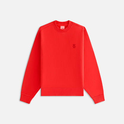 Women Kith Kith Women Asher Crest Crewneck - Cinnabar