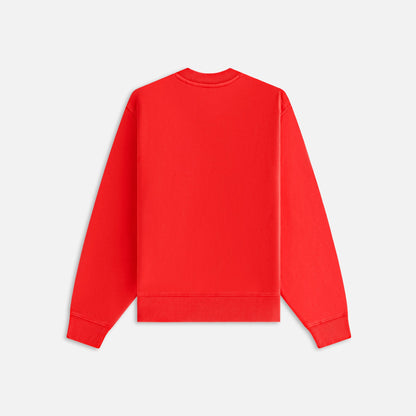 Women Kith Kith Women Asher Crest Crewneck - Cinnabar