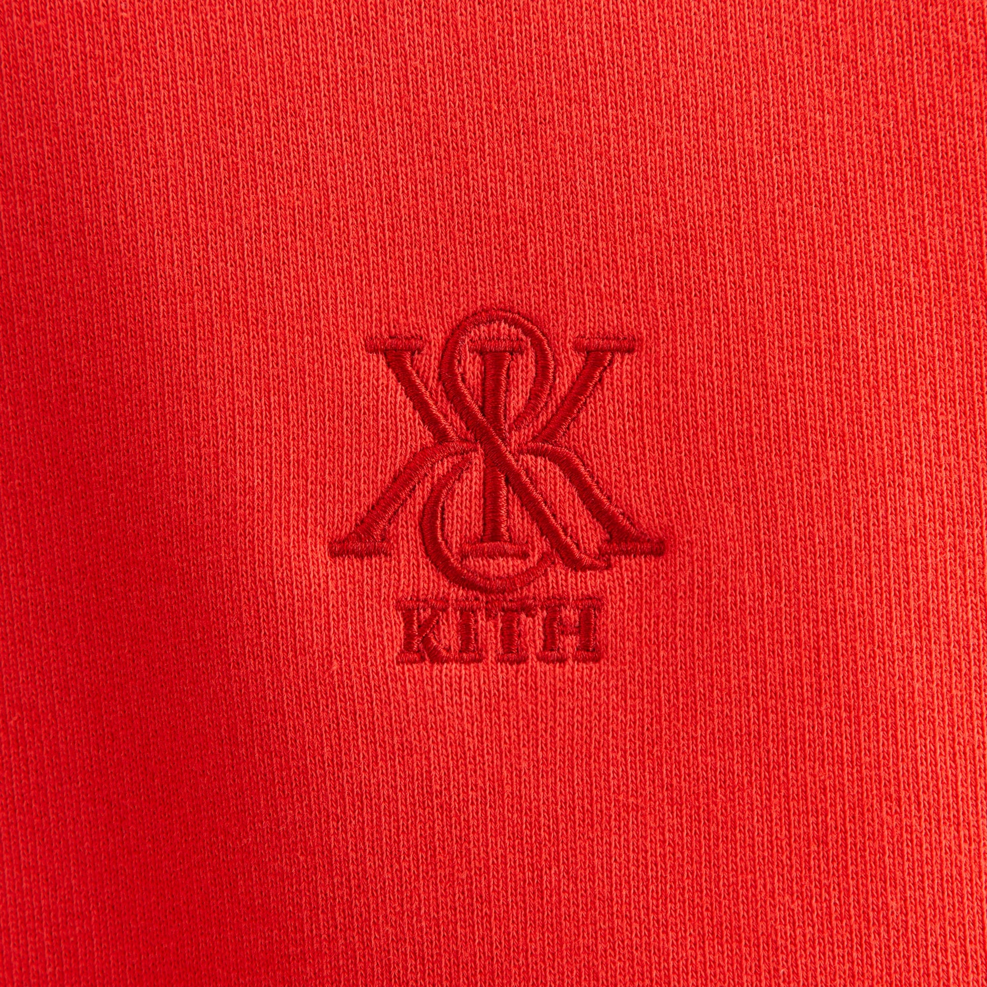 Women Kith Kith Women Asher Crest Crewneck - Cinnabar